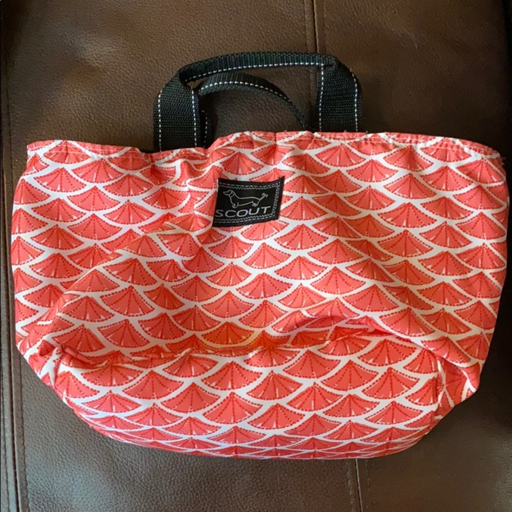 Scout Plastic Lined Lunch Bag Sea Shells